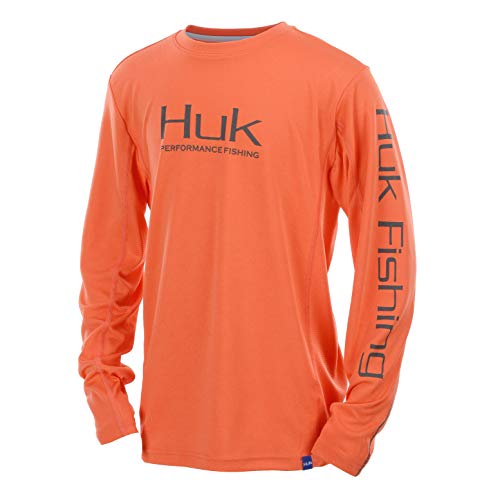 Algopix Similar Product 3 - Huk Youth  Icon X Long Sleeve Shirt