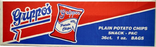 Grippo's Plain Potato Chips (36 - 1oz Bags)