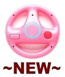 Nintendo Wii Remote Holder - Pink Steering Wheel [Electronics]