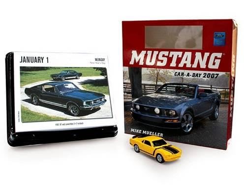Mustang Car-a-Day 2007 Calendar: With Collectible Die-Cast Car by Mike Mueller