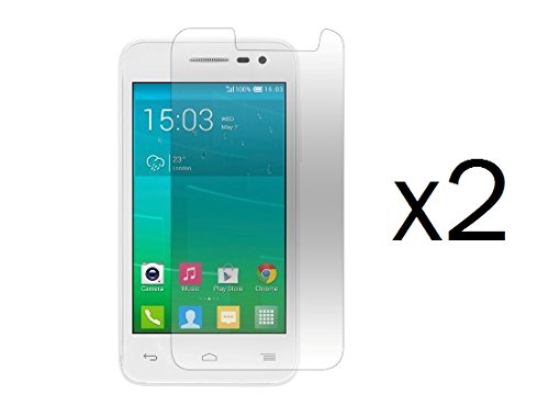 Alcatel OneTouch Pop Star LTE A845G / A845L - 2 Pack - Premium Clear Screen Protector Guards + Atom LED Keychain Flashlight