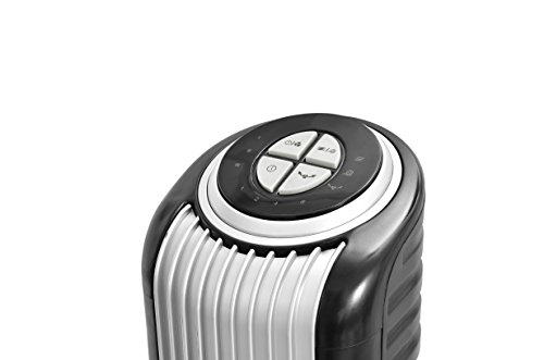Oster OT16RBS-049 40-Watt Tower Fan with Remote Control (Black/Silver)