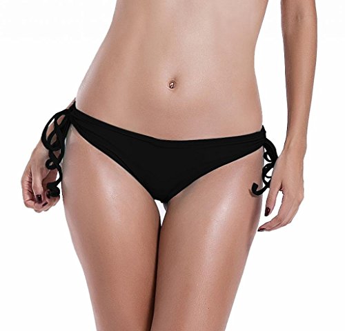 LOUISE MAELYS Sexy Side Lace up Scrunch Bikini Bottom Swimwear Underwear 5 sizes