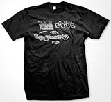 Mustang BOSS 302 T-shirt, Men’s Faded Ford Mustang, Cobra, Boss, Hot Rod Shirt, Large, Black