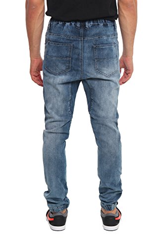 

Victorious Men's Jogger Denim Pants JG803 - DARK INDIGO