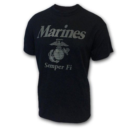 Armed Forces Gear Men's Marines Reflective PT T-Shirt