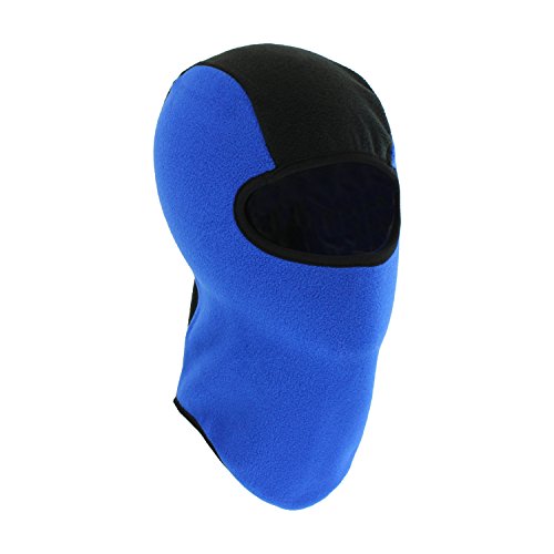 Boys Winter Fleece Balaclava, Pullover Helmet Hat, Neck Warmer Hood, Face Mask