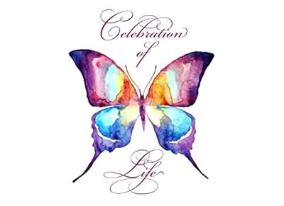 Celebration of Life: Purple Butterfly Memorial Service Guest Book