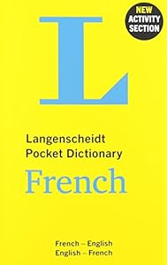 Langenscheidt Pocket Dictionary French: French-English/English-French