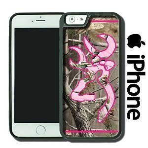 Ships From U S A Country Girl Camo and Pink Buck Iphone 6 Plus Screen Snap-on Case
