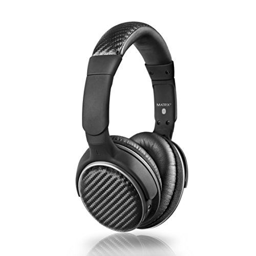 MEE audio Matrix2 Bluetooth Wireless + Wired High Fidelity Headphones with Headset and aptX, AAC, and NFC Support