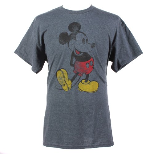 Disney Mickey Mouse Classic Distressed Graphic T-Shirt