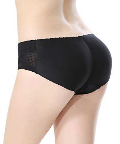 Everbellus Women's Padded Seamless Butt Hip Enhancer Panties Boy Shorts