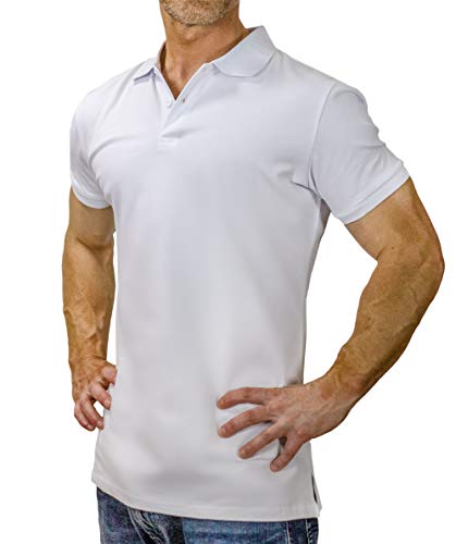 Algopix Similar Product 12 - Grit Lab Mens Slim Fit Polo Small US