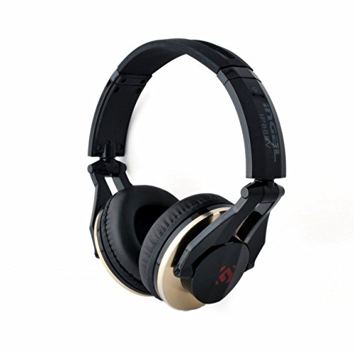 Einskey IP888 Professional Series Wired Studio Monitor Headphones with Tangle-Free Detachable Cable (Gold)
