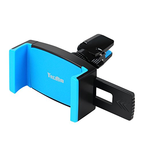 Air Vent Car Mount - YOKIRIN mobile phone holder for mobile phone car mount with 360 rotate for iPhone 6S plus, Samsung S6 Edge, up to 6.0 inch