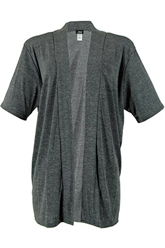 Jostar Women's Stretchy Drape Jacket Short Sleeve Plus