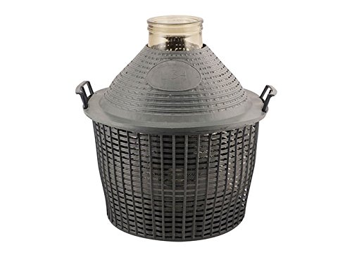 Algopix Similar Product 13 - Glass Demijohn - 9 G (34 L) - Wide Mouth