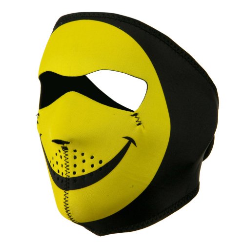Neoprene Full Face Mask - Smiley Face W11S23D