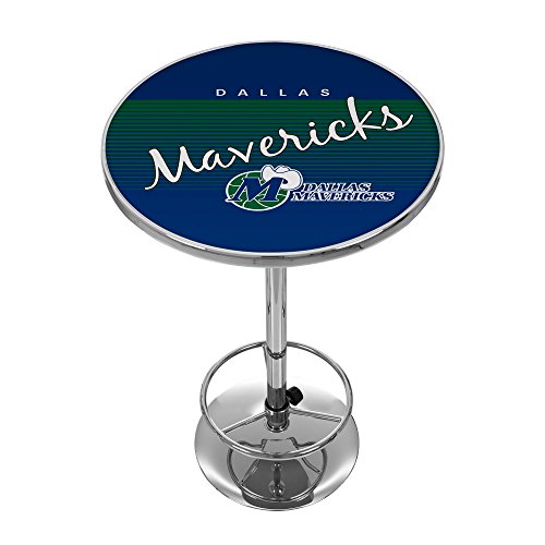 Algopix Similar Product 17 - NBA Dallas Mavericks Chrome Pub Table