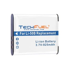 Olympus Stylus Tough 8000 Digital Camera Battery - Premium TechFuel® LI-50B Battery