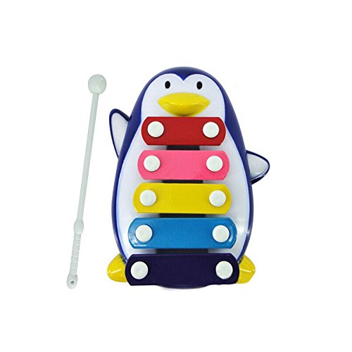 Dreaman Baby Kid 5-Note Xylophone Musical Toys Wisdom Development Penguin Blue