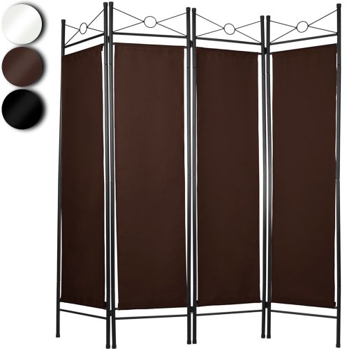 Deuba Divisorio Pieghevole 180x160cm - Separé Ambienti In Tessuto Con Struttura Metallica - Foto 12