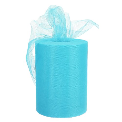 CAMTOA Tulle Bubblegum 100 Yards (300FT) Tulle Roll Spool Tutu Skirt Fabric Wedding Party Gift Bow Craft 6 Inch