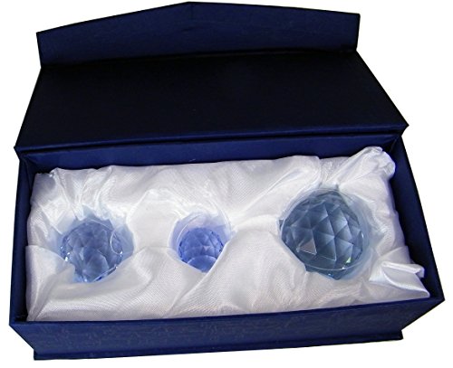 Algopix Similar Product 15 - Amlong Crystal 20mm 30mm 40mm Blue