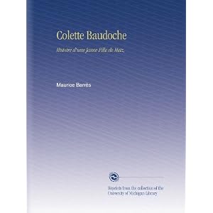 Colette Baudoche: Histoire d'une Jeune Fille de Metz,