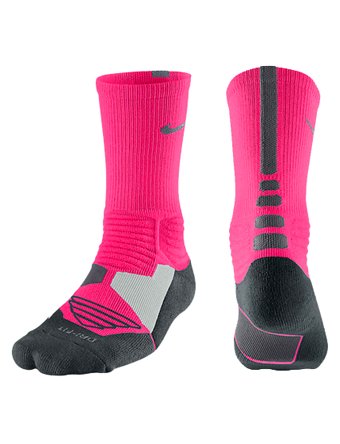NIKE HYPER ELITE CUSHIONED DRI FIT SOCKS MENS SX4801-633 SIZE L