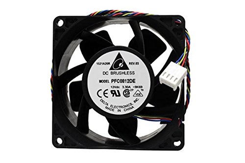 Delta PFC0812DE-PWM 80x38mm-4pin PWM Hi-Speed 9000RPM 132.5cfm Case Fan