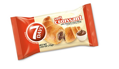 7 Day Chocolate Croissant - 6 per pack -- 4 packs per case.