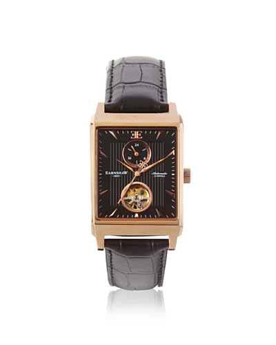 earnshaw mens 8013-03 providence tank black stainless steel