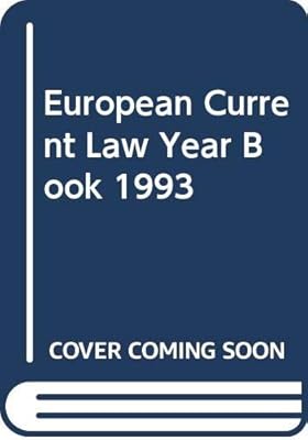 European Current Law Yearbook: 1993