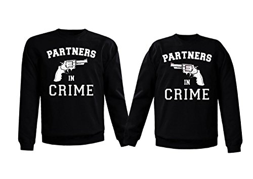 

Couple Sweatshirts - Partners in Crime - Matching Love Sweatshirts