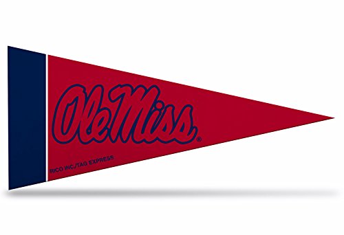 SEC Mini Ole Miss Rebels Pennant, (2-Pack)