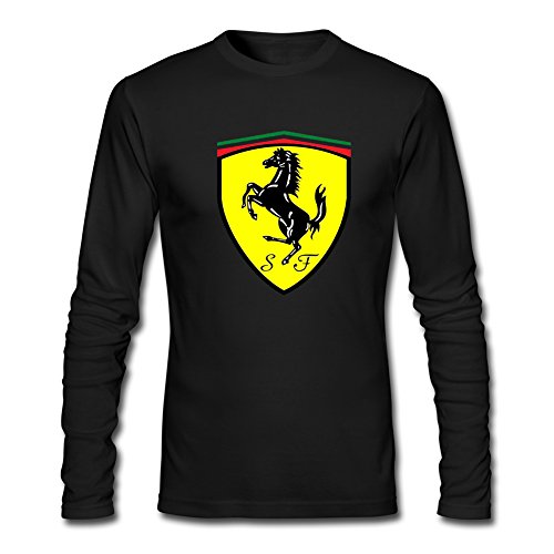 ferrari For 2016 Mens Printed Long Sleeve tops t shirts