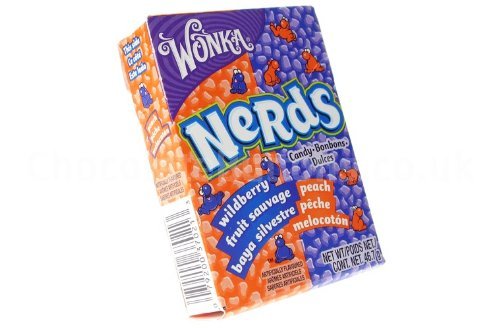 Wonka Sour Nerds Wildberry and Peach (box of 24)