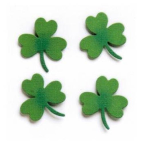 Demdaco 18971 Embellish Your Story Shamrock Magnet Set of 4