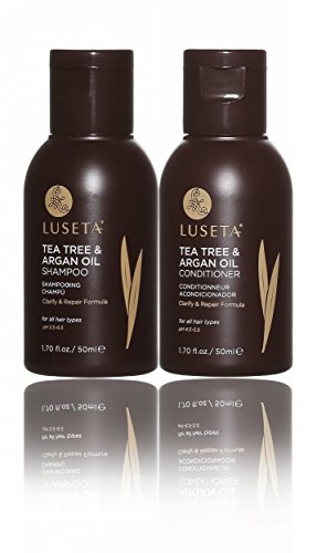Luseta Tea Tree & Argan Oil Shampoo & Conditioner Set 2x1.69oz