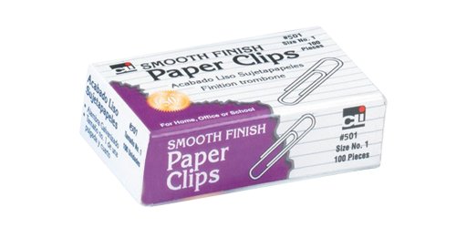 

Charles Leonard Inc. Paper Clips, 100/box (501)