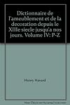 Dictionnaire de L'Ameublement et de la Decoration