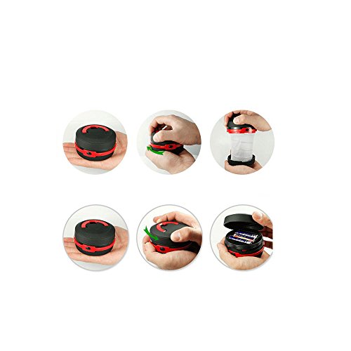 Folding LED Lantern,LED Flashlight Camping Lantern Battery Operated Collapsible Camp Light for Fishing Hiking Emergency and Outdoor Adventures - Image 3