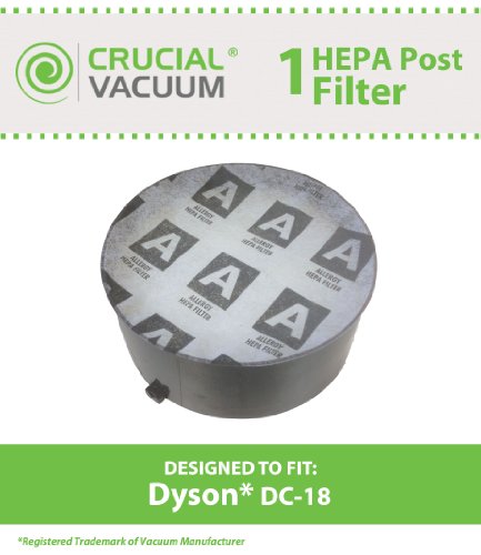 Crucial Vacuum 1 Dyson DC18 HEPA Post Motor Filter, Fits Dyson DC18 Vacuums, Compare to Part No.911677-02