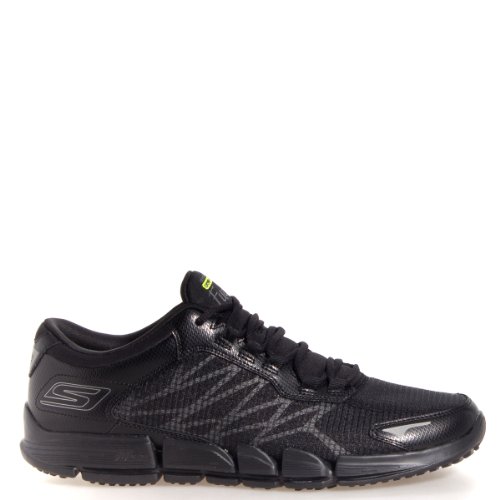 Skechers Mens Go Bionic Fuel Blue/Lime Running