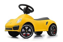 乗用玩具 ポルシェ 911 ターボ S Porsche 911 turbo S 【イエロー】[83400] 正規ライセンス品のハイクオリティ 足けり乗用 乗用玩具 押し車 子供が乗れる 送料無料