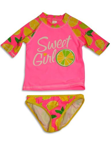 Carter's - Little Girls' 2 Piece Rashguard Swimsuit Set