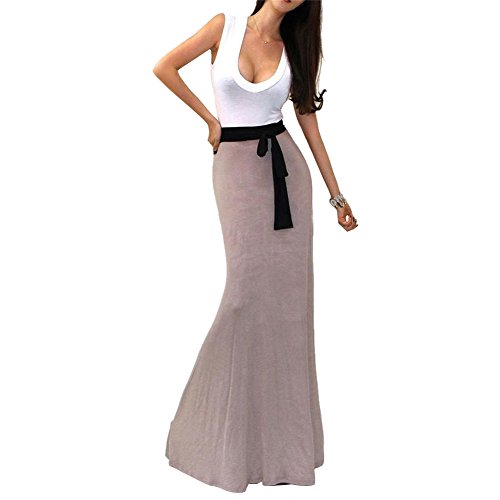 Soly Tech Women Summer Scoop Neck Party Evening Formal Long Maxi Dresses
