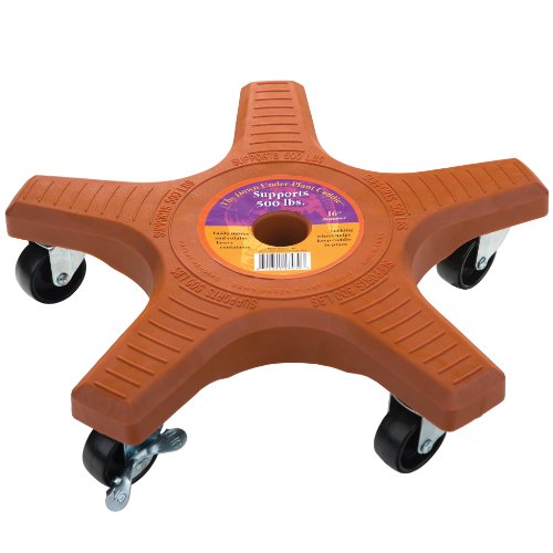 

Plant Stand 18430 Down Under Plant Caddy, Terra Cotta, 16-Inch